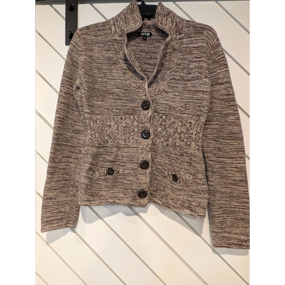 Apt. 9 Marled Knit Button-Front Cardigan Sweater